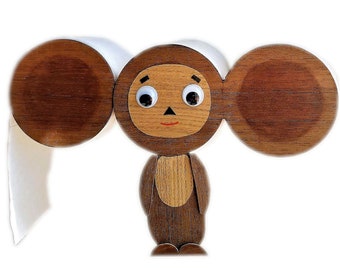 Divertido portarrollos de papel higiénico - Topl/Cheburashka