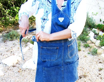 Universal Denim Aprons. Unisex gift. Barbecue/ Garden/Kitchen Apron