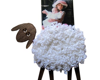 Funny Wall Decal Lamb - Holder for photos and notes