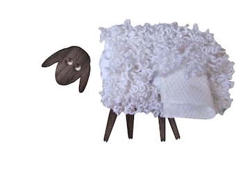 Lamb - Holder for wet wipes. Funny Wall Decal