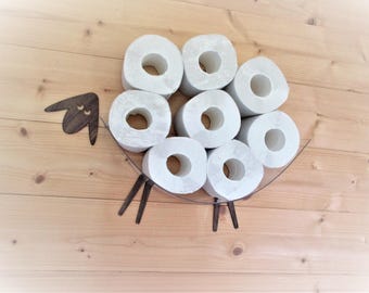 Mini Etagère Mouton pour décoration murale et rangement papier toilette