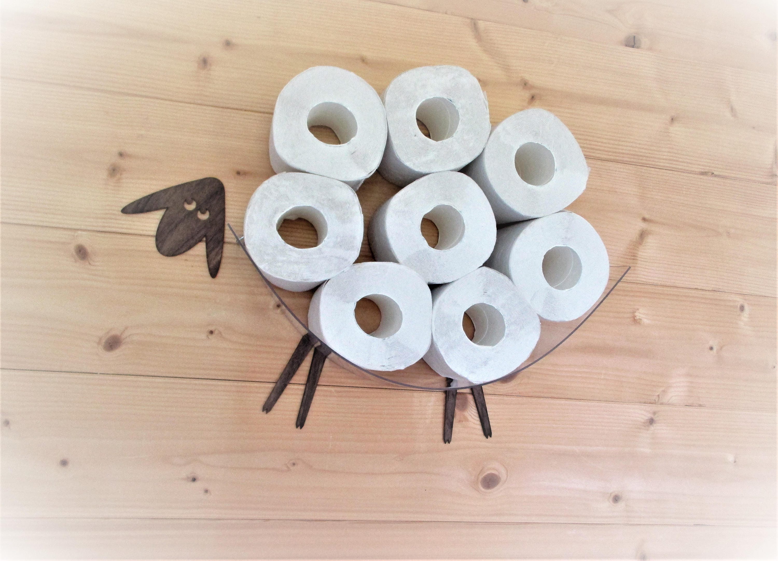Mini Etagère Mouton Pour Décoration Murale et Rangement Papier Toilette