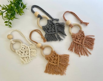 Macramé Car Diffuser, Boho Car Freshener, Essential Oil Diffuser, Car Diffuser, Bridesmaid Gifts