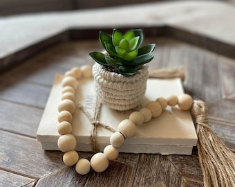 Farmhouse Stacked Books / Farmhouse Book Decor / Book Stacks