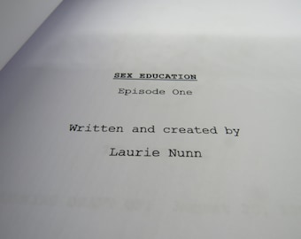 Sex Education 101 Script - TV Script Replica