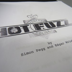Hot Fuzz Script - Movie Script Replica