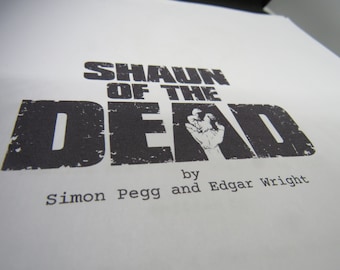Shaun of the Dead Script - Movie Script Replica