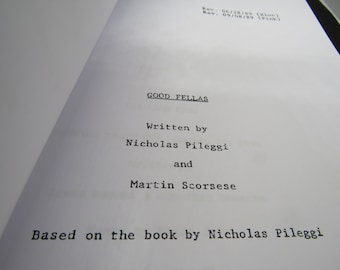 Goodfellas Script - Movie Script Replica