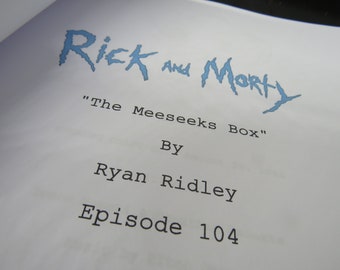 Rick and Morty 105 (Meseeks and Destroy) Script - TV Script Replica