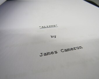 Aliens Script - Movie Script Replica