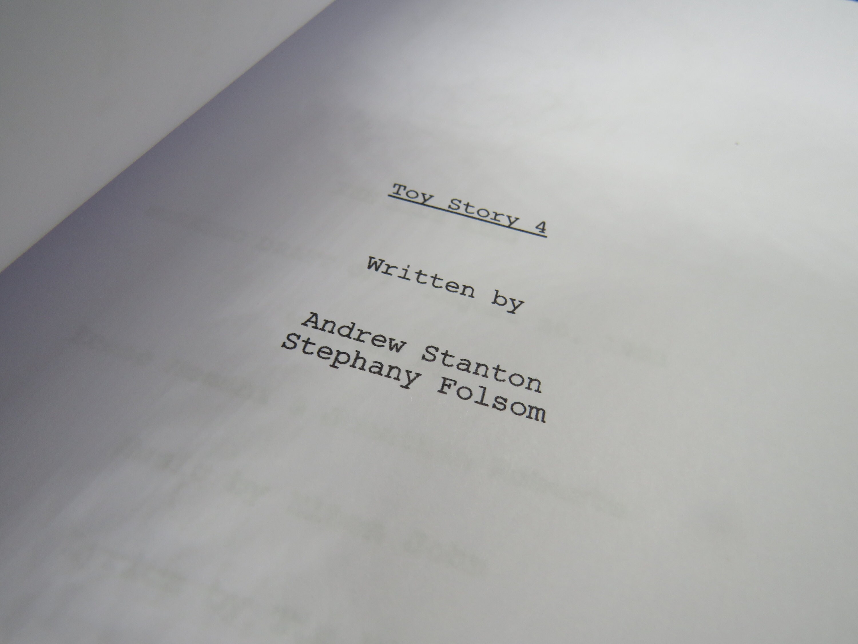 Toy Story 1 2 3 or 4 Script Movie Script Replica Etsy