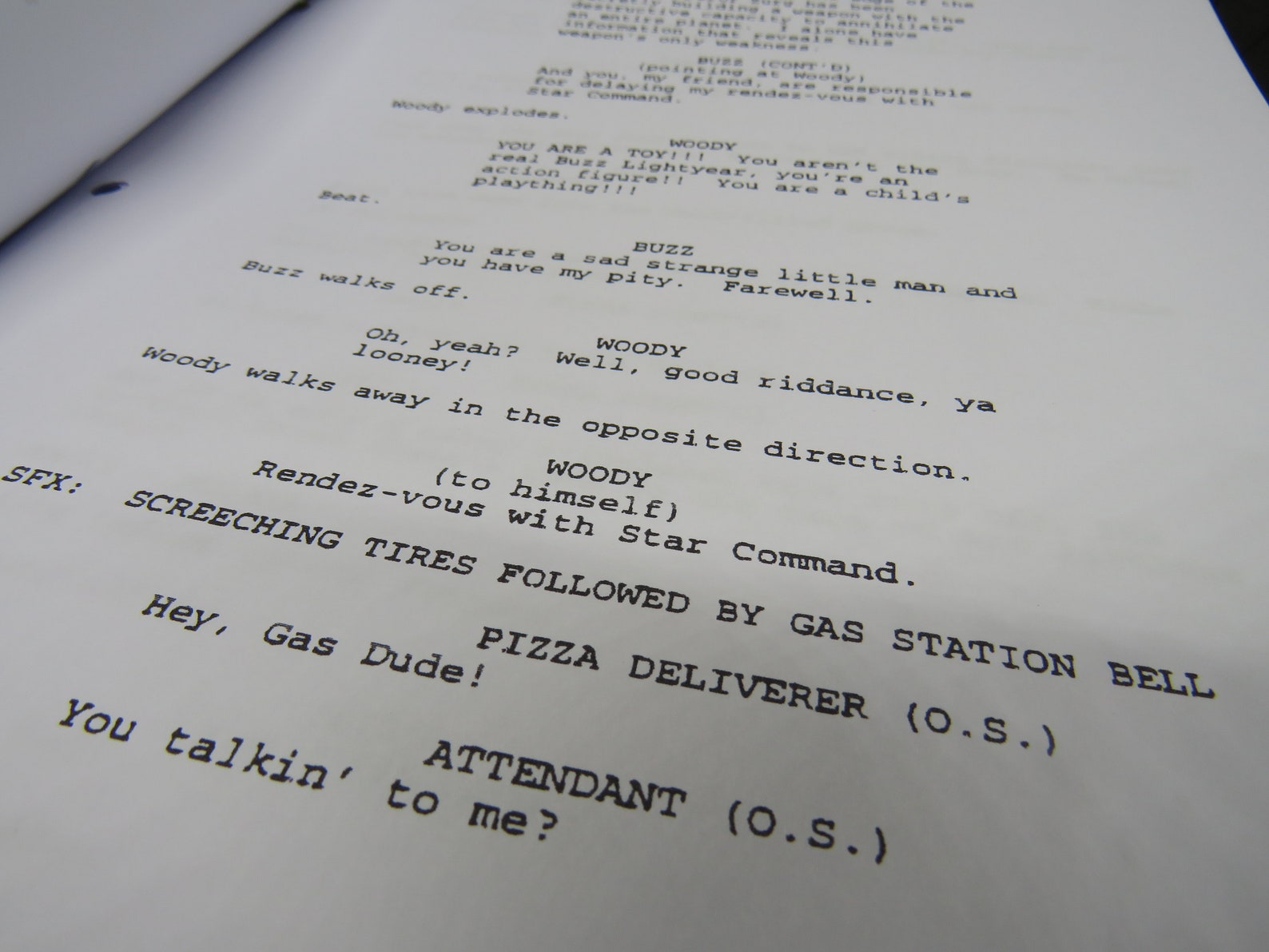 Toy Story 1 2 3 oder 4 Skript Movie Script Replica Etsy