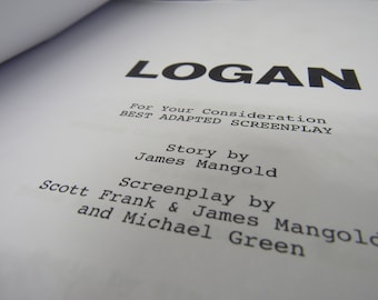 Logan Script - Movie Script Replica