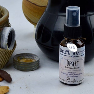 Desert Fragrance Spray for Cosplay, LARP, RPG, Costumes, Wigs, Props, Car, Linens, and Stationery