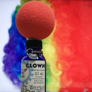 Clown Fragrance Spray for Cosplay, LARP, RPG, Costumes, Wigs, Props, Cars, Linens, and Stationery