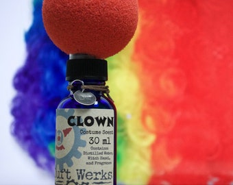 Spray parfumé clown pour cosplay, GN, RPG, costumes, perruques et accessoires