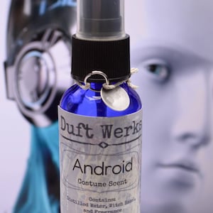 Android Fragrance Spray for Cosplay, LARP, RPG, Costumes, Wigs, Props, Car, Linen, and Stationery