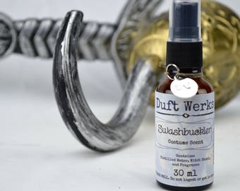 Swashbuckler Fragrance Spray for Cosplay, LARP, RPG, Costumes, Wigs, Props, Cars, Linens, and Stationery