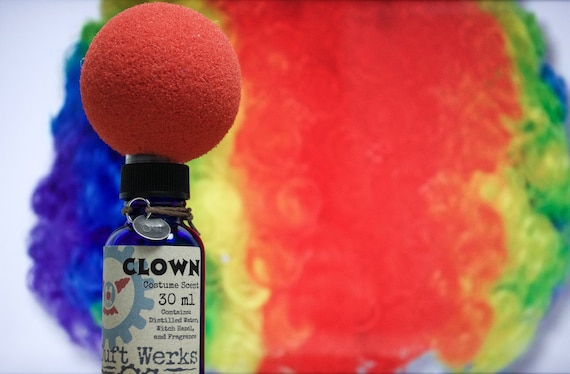 Clown Fragrance Spray for Cosplay, LARP, RPG, Costumes, Wigs, Props, Cars, Linens, and Stationery