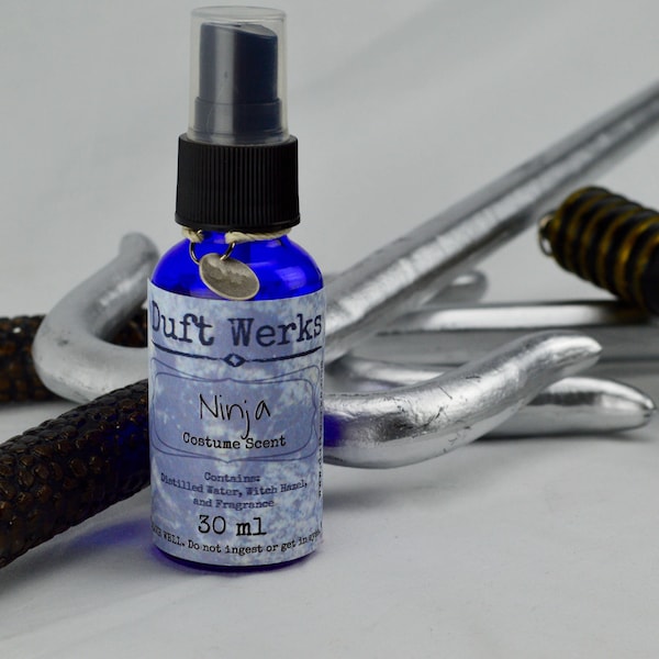 Ninja Fragrance Spray for Cosplay, LARP, RPG, Costumes, Wigs, and Props