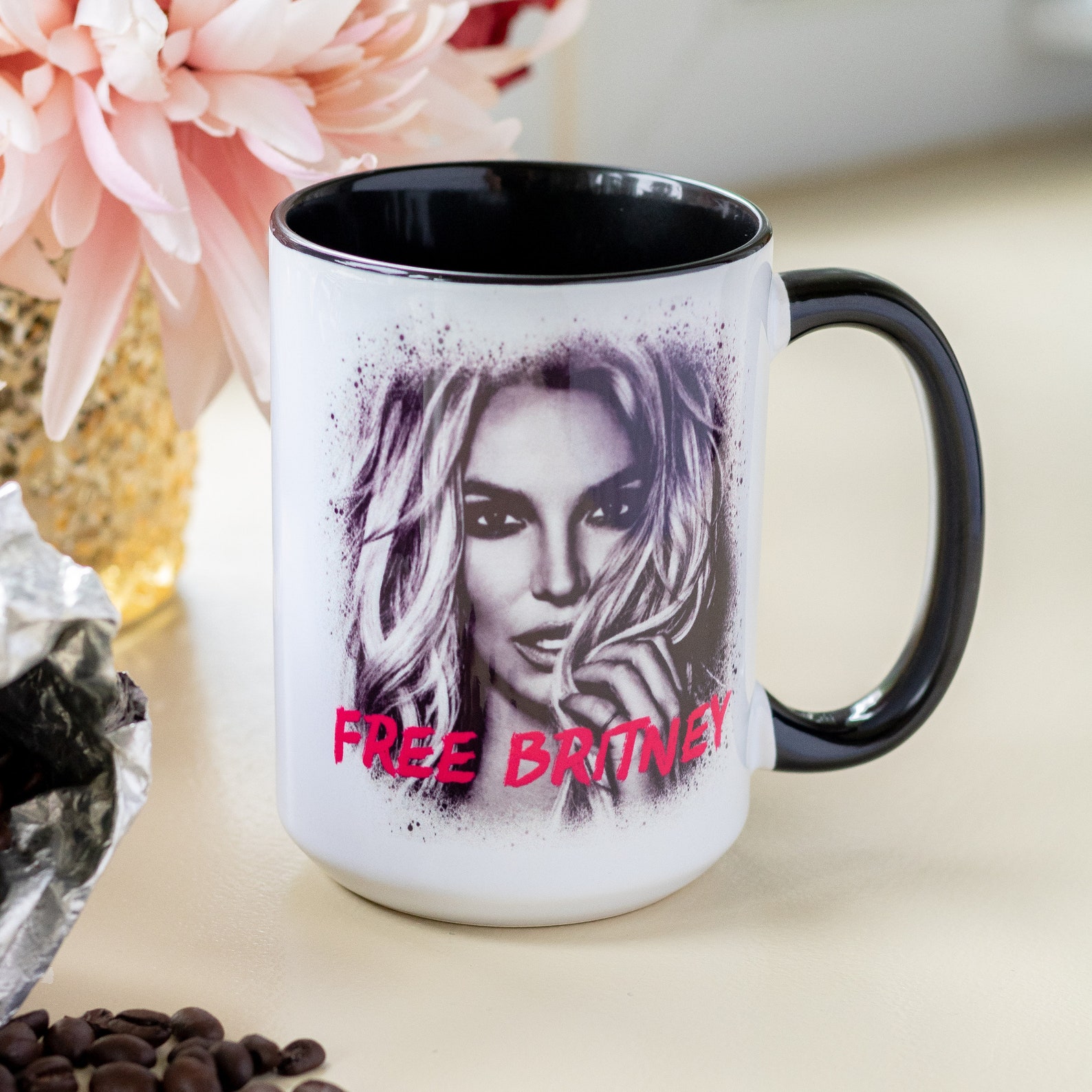 Britney Spears Free Britney Coffee Mug Tea Cup Travel Mug | Etsy