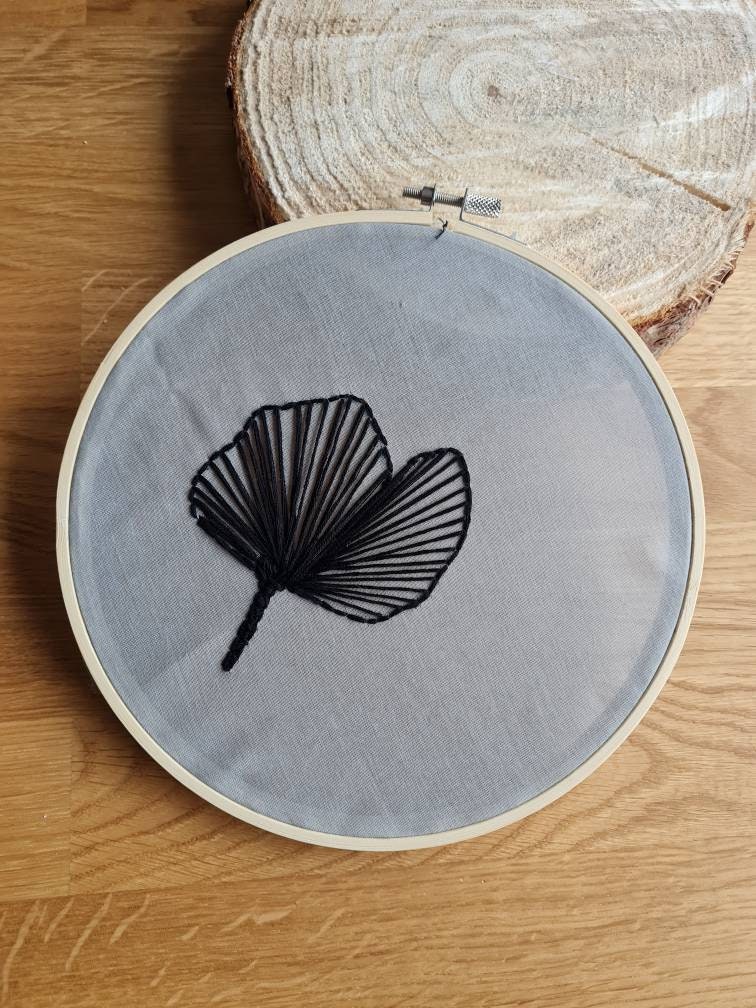 Tambour Brodé à La Main, Décoration Intérieure