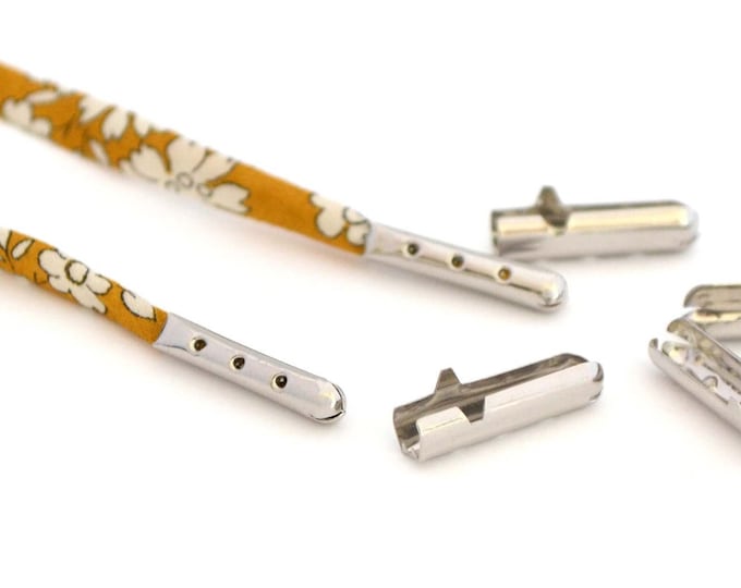 8 Clear Plastic Transparent Shoelace Aglets Tips With Heat Shrink