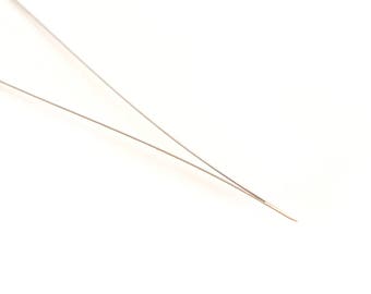 12.5cm silver stainless steel beading needle