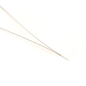 Silver beading needle 12.5cm in stainless steel