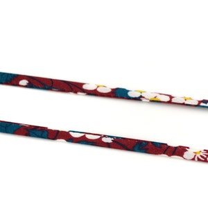 Liberty Mitsi Navy Blue Burgundy Cord / 1 meter