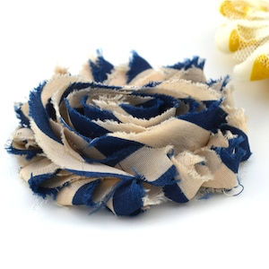 6cm fabric flower appliqué to sew or glue