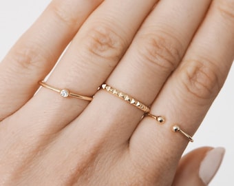 Simple Stacking Ring, Gold Ring, Silver Ring, simple ring, minimal ring, band ring, minimalist jewellery