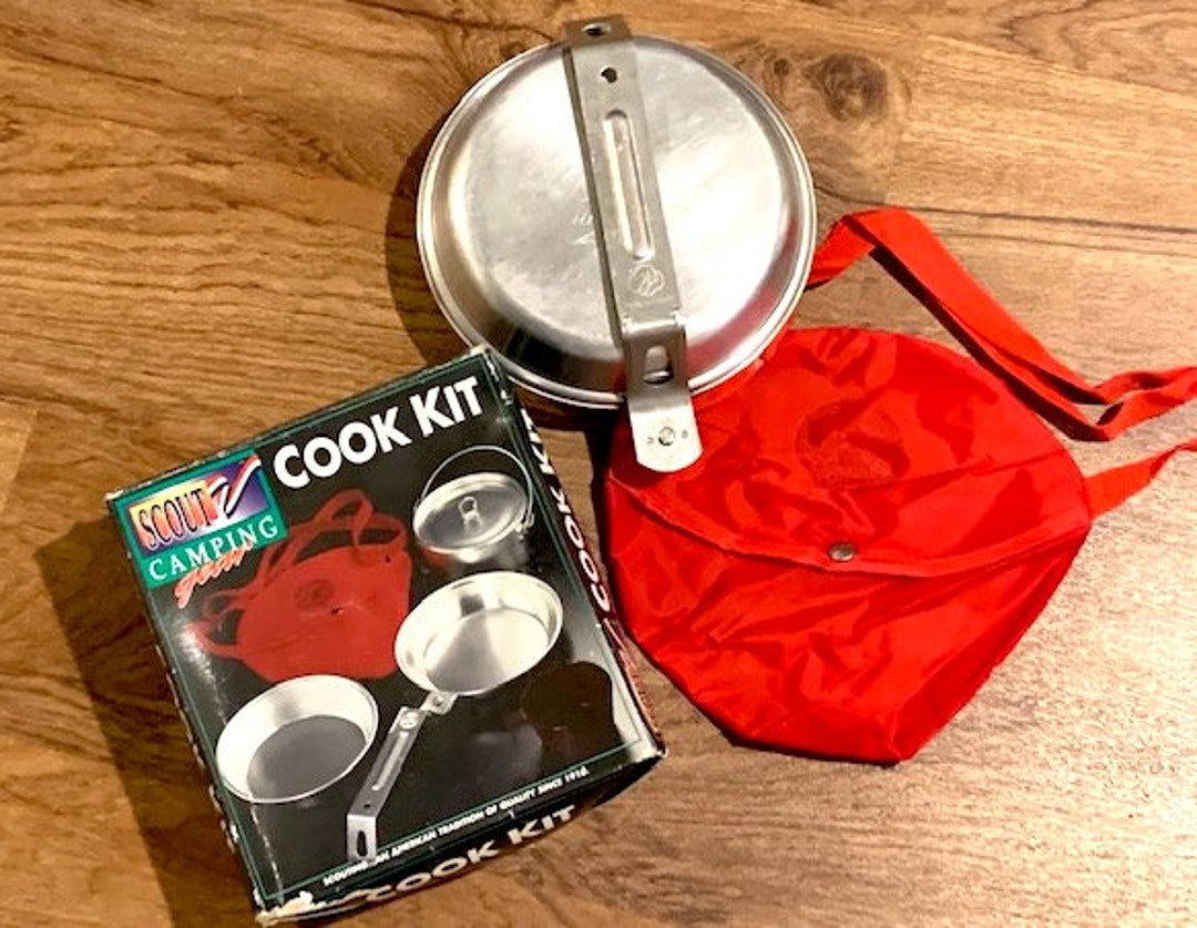 Vintage Scout Cook Set. 1990s 1996 Official Camp Girl Scout Camp Mess