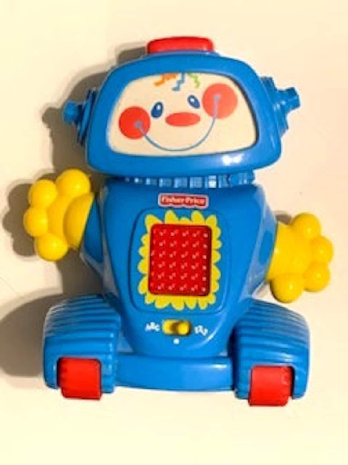Vintage Fisher Price Robot. Mattel Baby Learn A Bot Teaching Etsy