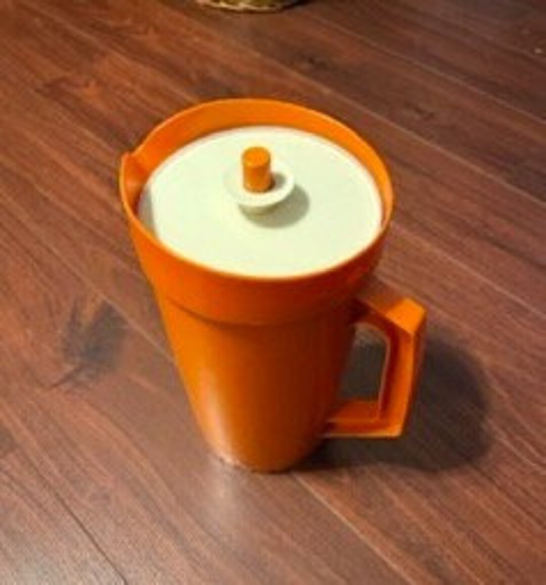 Vintage Tupperware Juice Pitcher. 1970s Harvest Orange Etsy