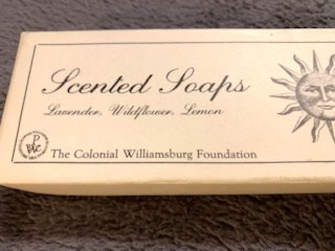 Vintage Colonial Williamsburg Foundation Scented Soaps. NOS Etsy