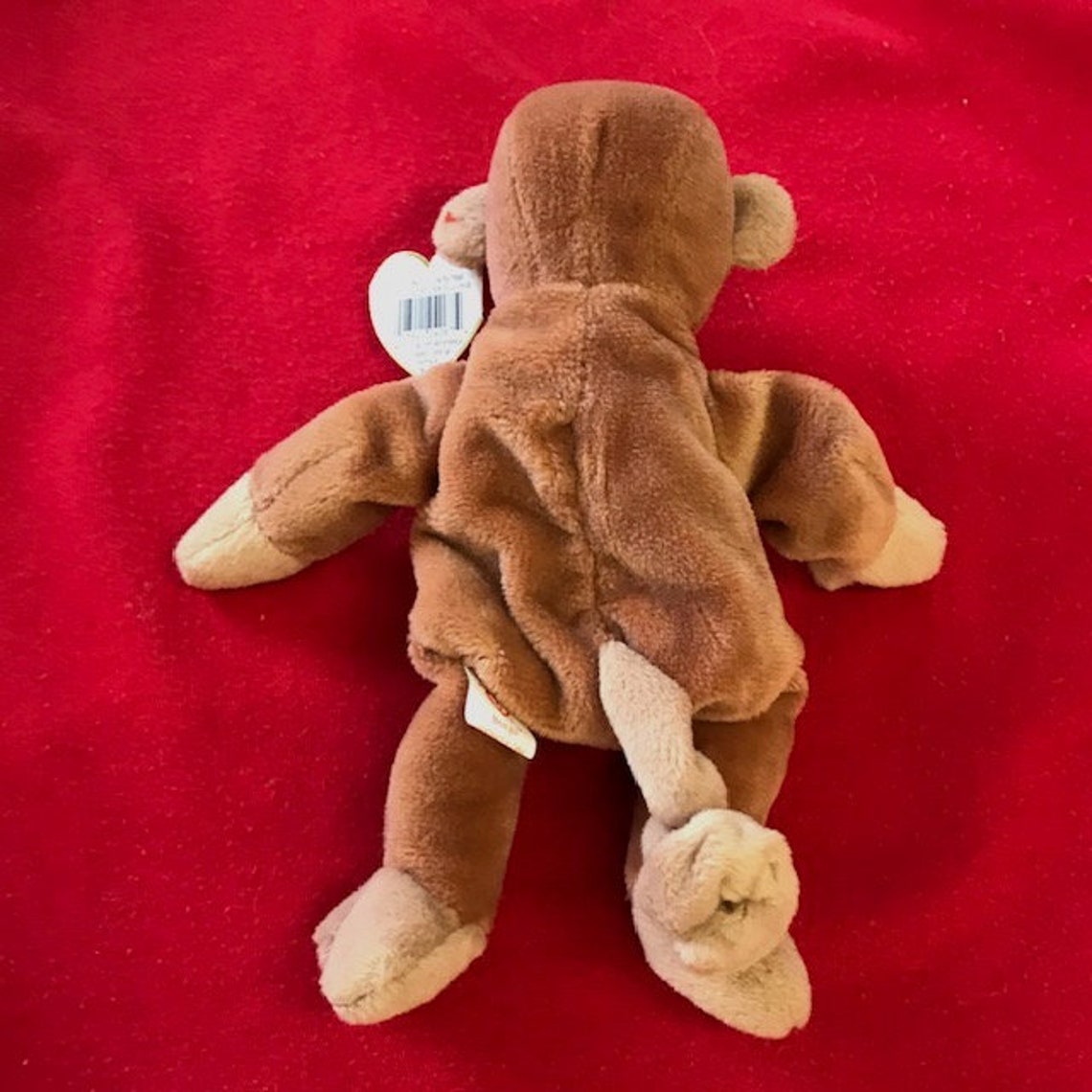 Vintage Ty Beanie Baby. 1995 Bongo monkey Swing & Tush Tag - Etsy