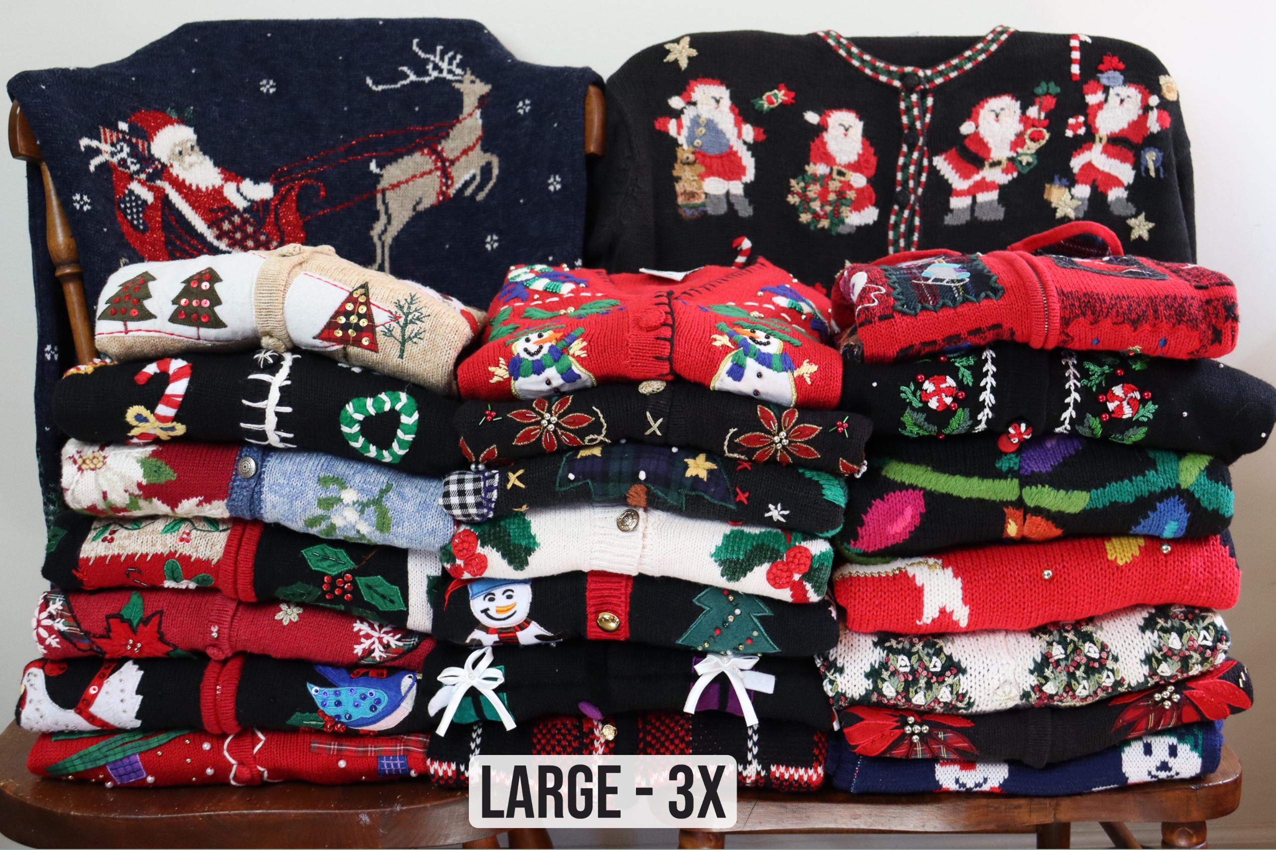 3x Ugly Christmas Sweater Vest Etsy