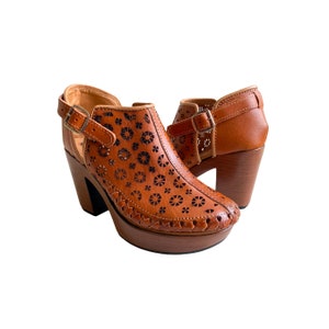 Bottines en cuir, bottines brodées, Xcan Booties, sandale Huarache femme, Boho Boots