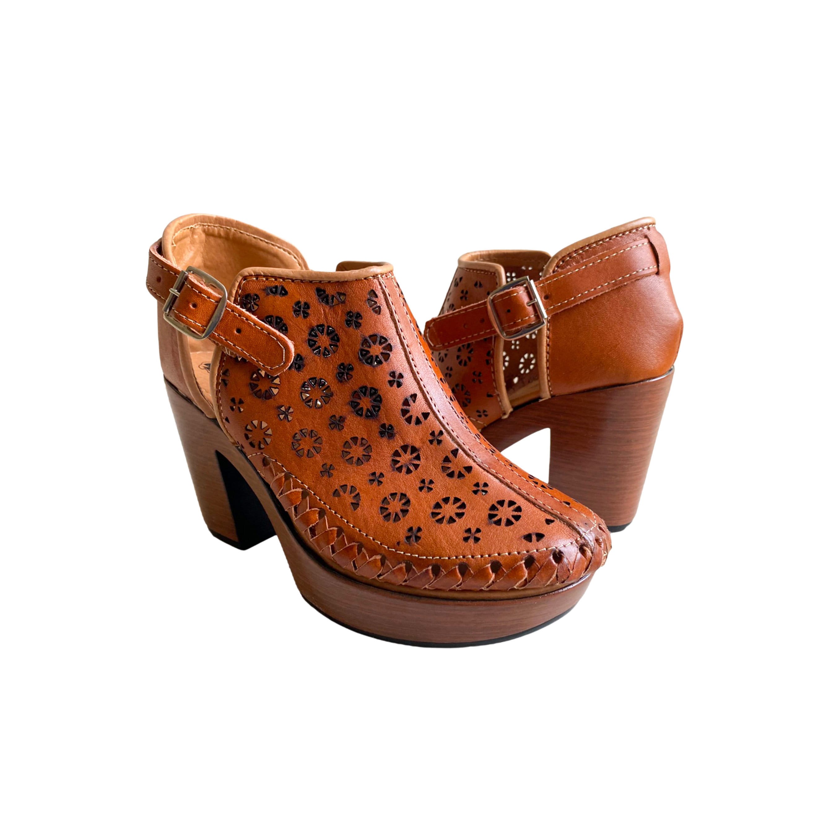Sendra Boots 9396 Javi Marron Hommes Bottines Cowboy Western Santiags Bout Pointu Talon Incliné Fermeture Elastique Fait Main Cuir Véritable Taille 42