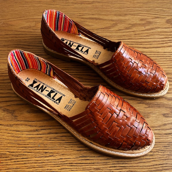 Meksykańskie sandały Huaraches w kolorze brązowym