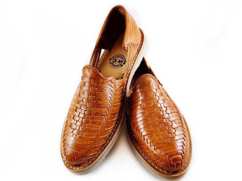 1940s Men’s Shoes: Men’s Vintage Shoe History mens huarache sandal dominoes $59.00 AT vintagedancer.com