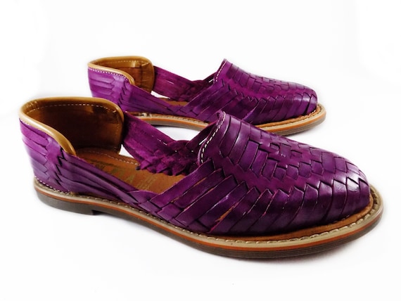 huaraches womens purple