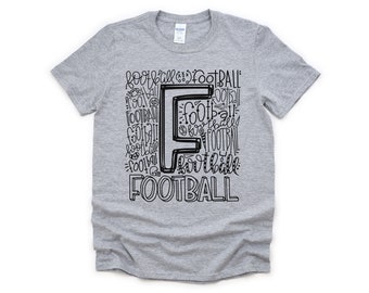 Football Monogrammed Shirt,