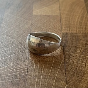 Vintage Sterling Silver Ring, Made From Coin