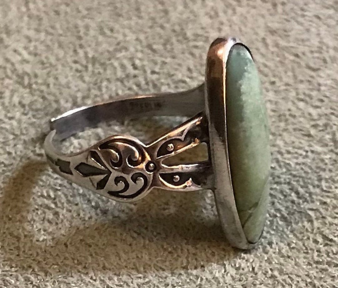 Vintage Native American Turquoise Ring - Size 6 - Etsy