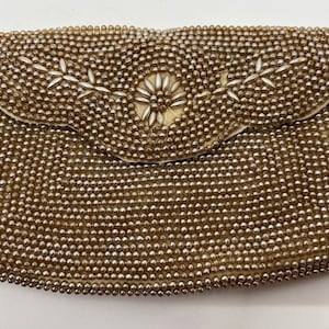 Vintage Bertlyn New York Beaded Clutch, In Original Packaging