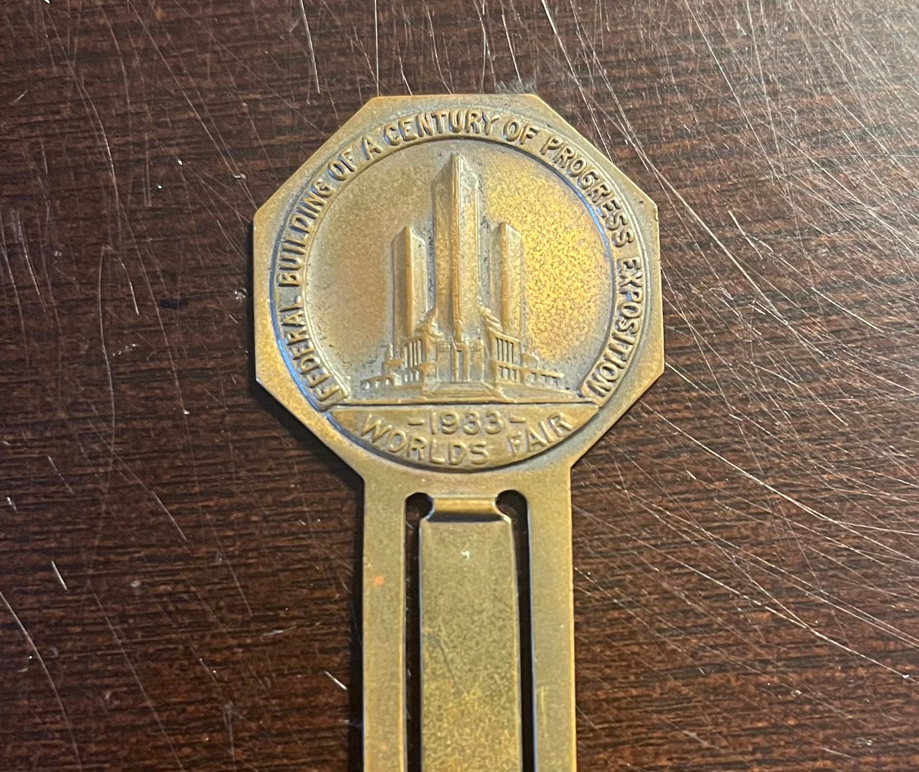 Vintage 1933 World Fair federal Building of a Century of Progress ...