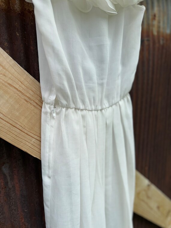 60s Albert Nipon Ruffled Midi - image 8