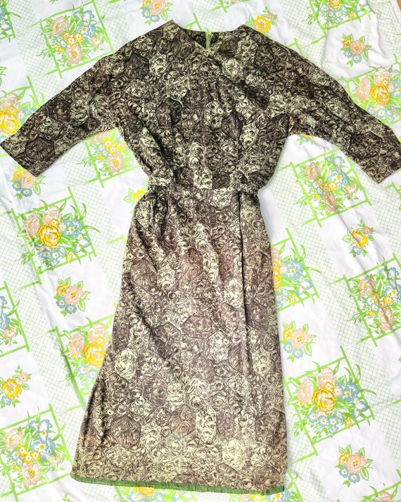 Vintage 50/60's Charles Hyman Paisley Dress, Small - image 1